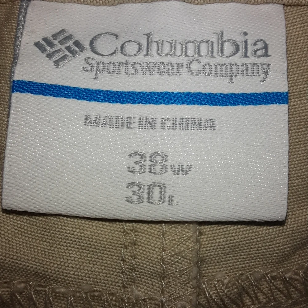 Columbia Utilizer Tan Hiking Trail Pant Tan SZ 38x30